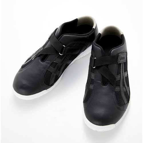 アシックス CAREWALKER700 ブラック×ブラック 24.5cm FMC700.001-24.5