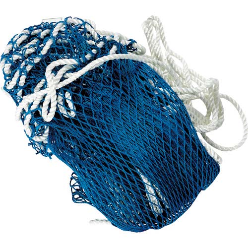 TRUSCO 防炎安全ネット青1.8Φ 幅5m×5m 目合15 菱目ラッセル 仮認 FPSN-5050-B