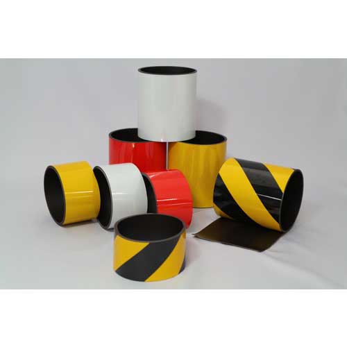 日東エルマテ 反射マグネットシート 50mm×1m ホワイト HMG-50W