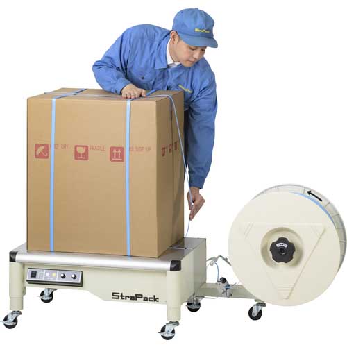 ストラパック 半自動梱包機(超低床型) IQ-400LB