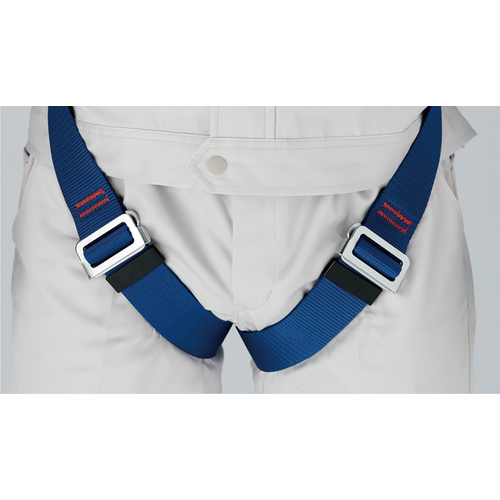 【廃番】ミドリ安全 メッシュハーネス 伸縮式ランヤード 胴ベルト付 MHF-600-AS-NV-M