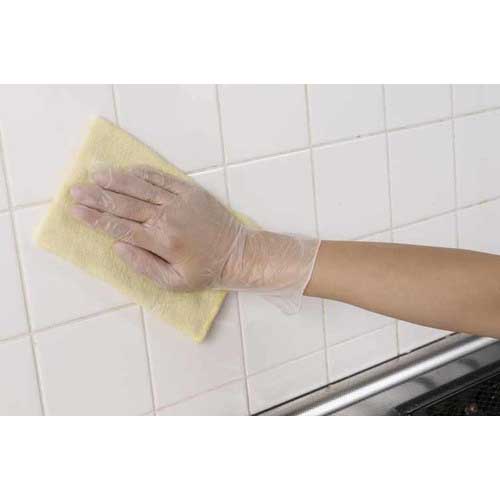 【廃番】SHOWA ビニール使い捨て手袋 おそうじでつかっ手 24枚入 フリーサイズ OSJ-24P