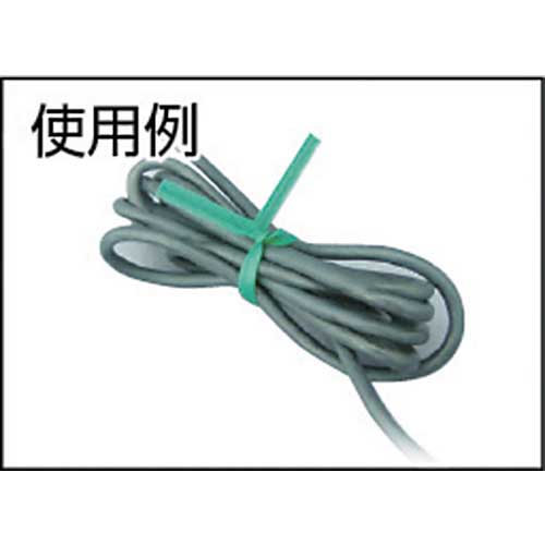 ビニタイ ポリエチレン リール巻 4mm×500M 黒 QCP-500-7