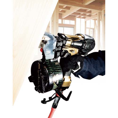 HiKOKI 高圧ロール釘打機 50mmハイゴールド パワー切替機構付 NV50HR2-S