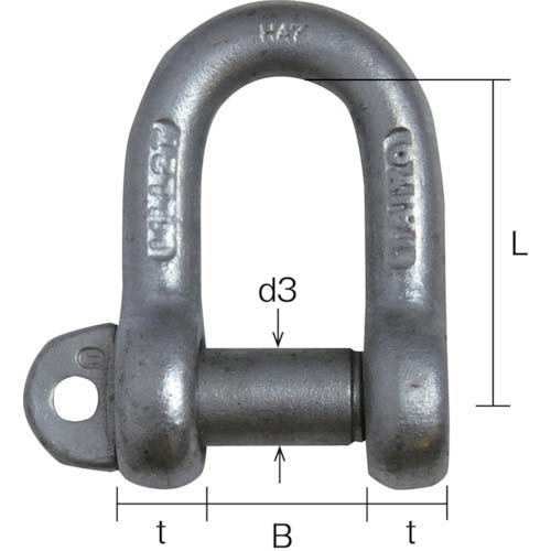 TAIYO TAIYOシャックル ドブ SD-26(1006432) SD-26G