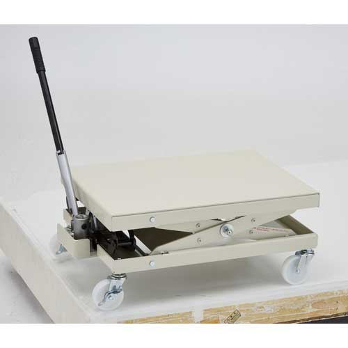 TRUSCO ローハイシステム リフター 油圧ジャッキ式 400X550 移動式 LHU-38-1