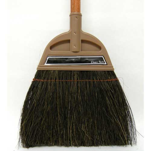 日本クリンテック 技ホーキ 黒シダ 長柄 木柄 192376の通販｜現場市場