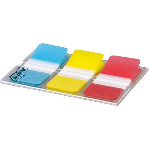 3M ふせん ポスト・イット ジョーブ 超丈夫なインデックス 40×18mm 30枚 3色混色 686S-1
