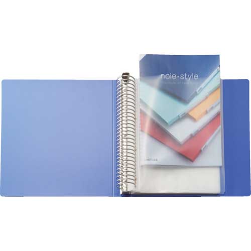 LIHIT 交換式クリヤーブック56枚 黒 G3808-24