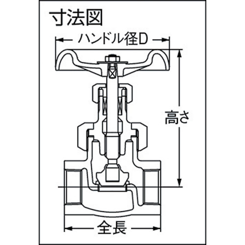 KITZ グローブバルブ(10K・ダクタイル鋳鉄) 呼び径B:3/4 10SP-20A