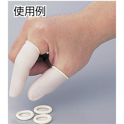 【廃番】AS クリーンノールディスポ指サック M 1000個入り 1-4727-02