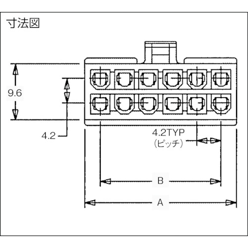 molex 5557リセ ハウジング 極数8(39012080) 5557-08R