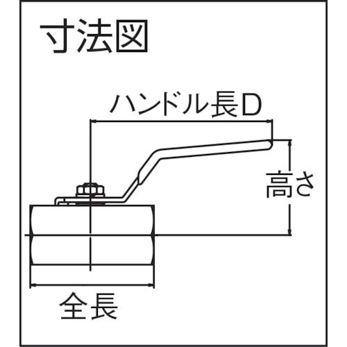 HAMAI ステンレス製禁油処理ボールバルブ(レバー) BSS-43-08RC