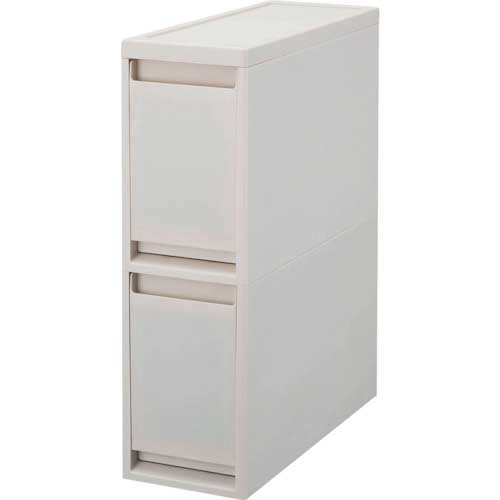 【廃番】TENMA フィッツワーク A4ファイルも入るデスク下引出ケース M2段 110011836