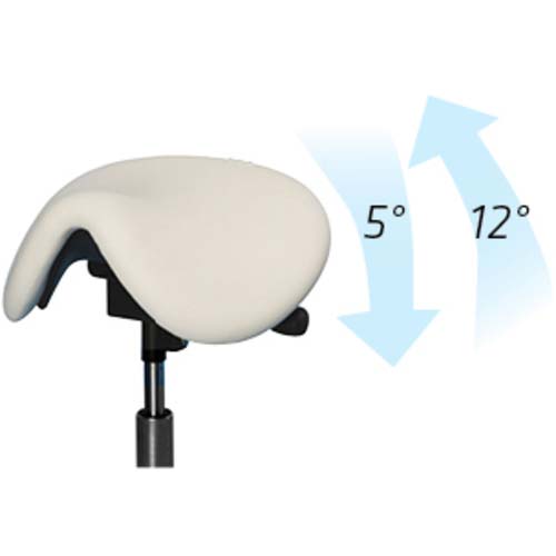 Global DALTON サドルチェア ブルー 座高58〜77cm 462074512