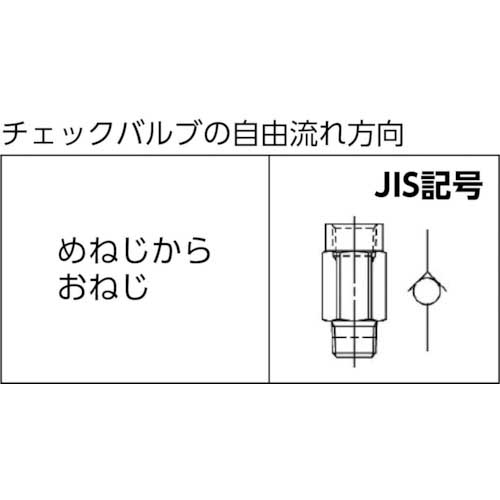 SMC ブッシュタイプチェックバルブ AKB02B-02S