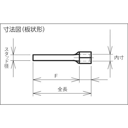 DST 裸圧着端子 板状形 AP-5.5L 100個入り