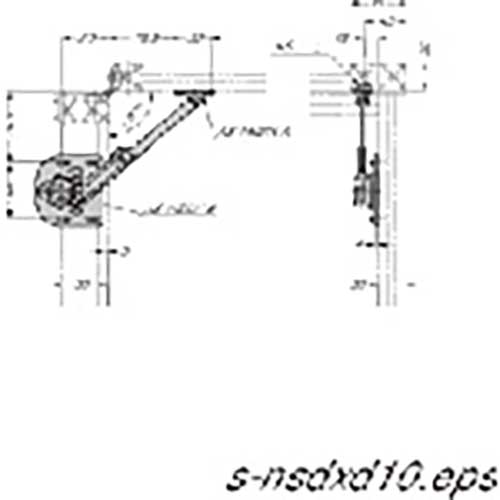 【廃番】スガツネ工業 (180041648)ソフトダウンステーアルミフレーム取付用セット AS-NSDX-35RK-30-8