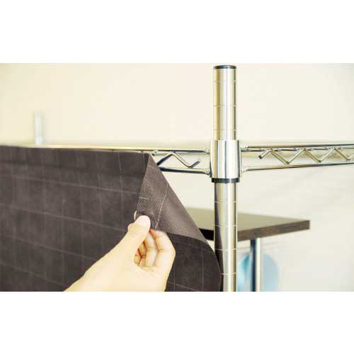 TRUSCO マグネット式目隠しカーテン 900X1800mm ブラウン BC9018A-BR