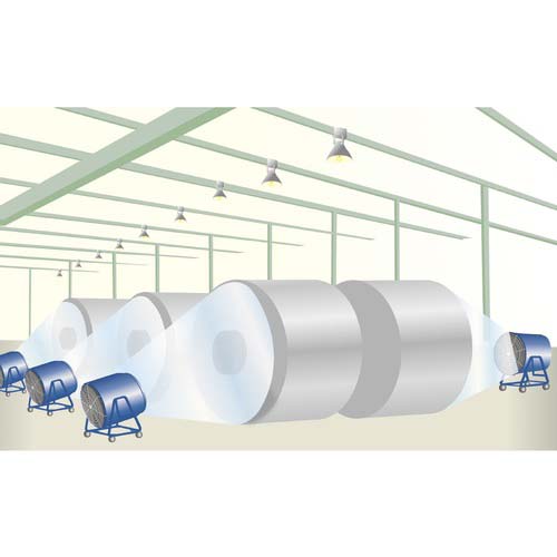 鎌倉 強力送風機ブルージェットファン ブルージェットギガ 50Hz BJ-8041-50HZ