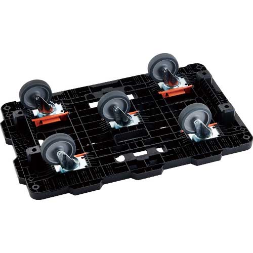 BT924KJ3S2-E100T 連結式樹脂製2段台車 ビートル 900X600 自在3輪 内2輪ストッパー付 柵 ハンドル付 メーカー直送 代引不可 北海道沖縄離島不可 代引き不可) トラスコ BT924KJ3S2-E100T TRUSCO 連結式樹脂製2段台車