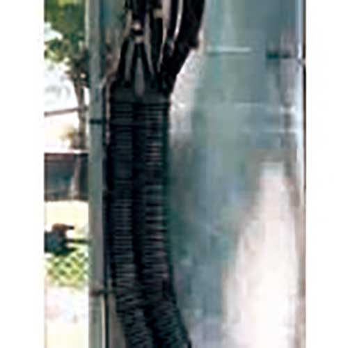 TRUSCO 屋外用コルゲートチューブ スリット入り 内径19mm 10m CTSW20-10