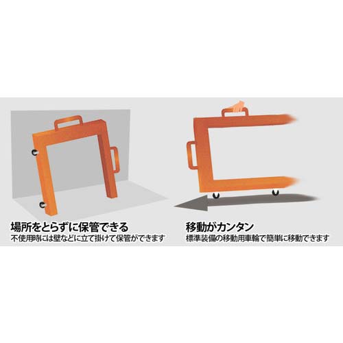 SHUZUI (検定品) Uフレームスケール ニューダービー スチール製 秤量1.5t 国家検定付 DBK-15L-K