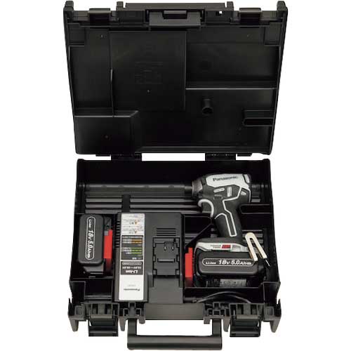 Panasonic デュアル インパクトドライバー 18V 5.0Ahセット グレー EZ76A1LJ2G-H
