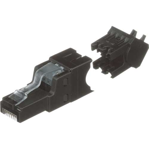 サチあれ　Panduit CAT6Aモジュラープラグ PANDUIT LANコネクタ CAT6A 簡単成端モジュラープラグアングルタイプ
