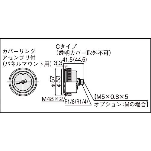 SMC 圧力計 G46-10-01-C
