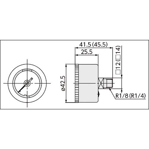 SMC 圧力計 G46-10-01-L