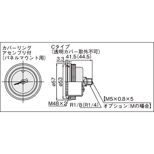 SMC 圧力計 G46-10-01M-C