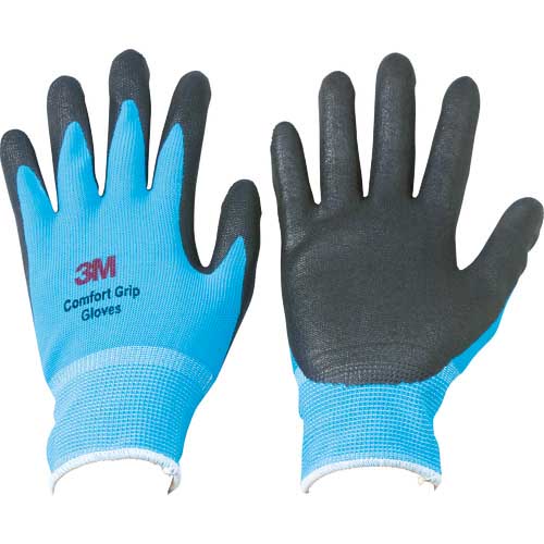 3M コンフォートグリップグローブ ブルー Mサイズ (3双パック) GLOVE BLU M 3P