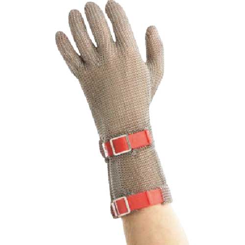 EUROFLEX 突刺し防止 耐切創クサリ手袋 コンフォート 1枚 ロングS HC25108