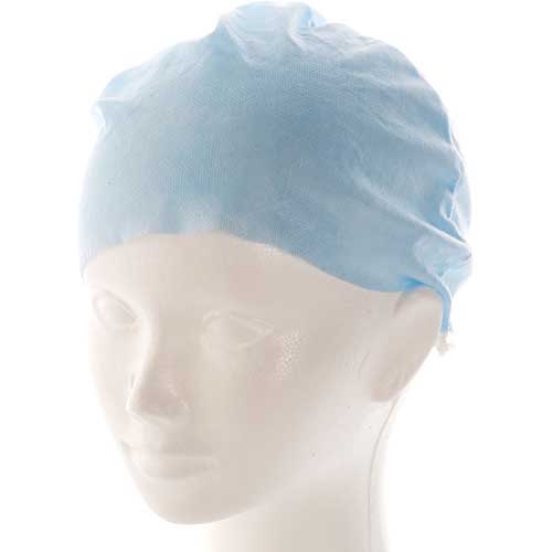 【廃番】TRUSCO 汗吸収タイプヘルメット用インナー紙帽子 不織布 (100枚入) 青 IPH-B100
