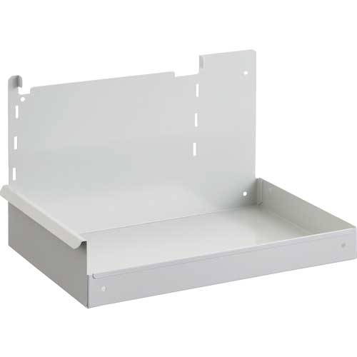 【廃番】TRUSCO スチールラック K1型抗菌塗装高密度収納棚 下段開放型 H2200XW1250XD325 4段 仕切りトレ-8個付 連結型 K1-U7434D8B