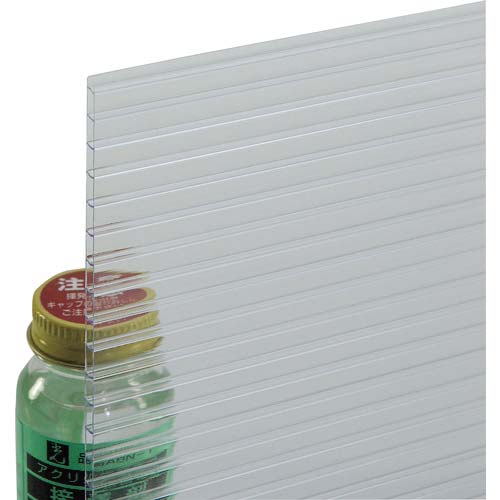 光 ポリカ中空ボード450×900×4mm透明2枚入 KTP940W-1-2