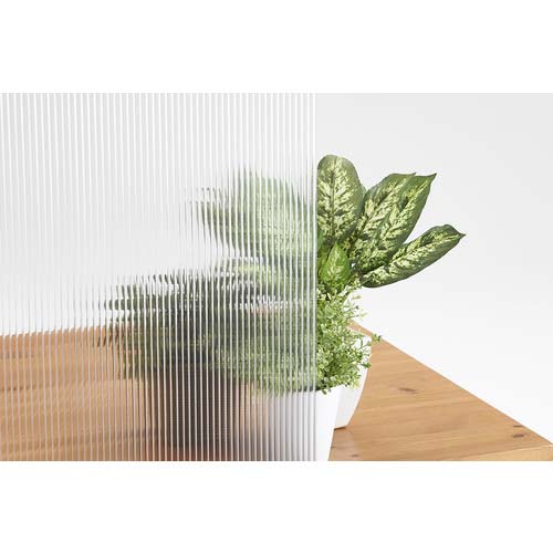 TRUSCO ポリカーボネート中空ボード 910X1820X4mm 透明 PTP4-1890TM