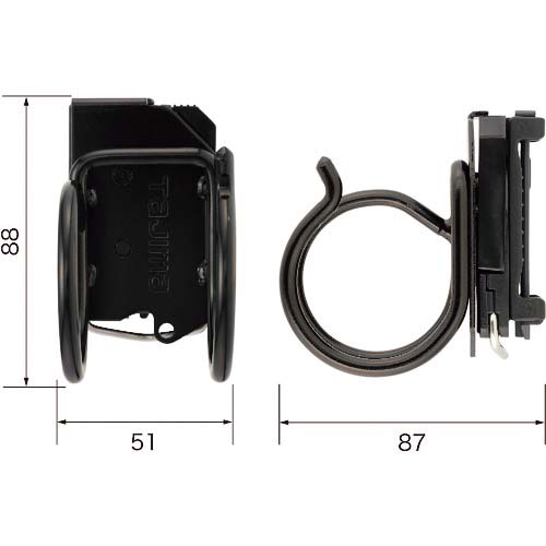 タジマ 着脱式工具ホルダースチール ハンマー横 SFKHI-HH