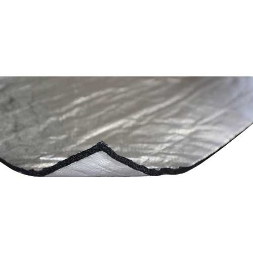 【廃番】菊地 両面アルミ・ガラス耐熱・断熱フェルト(裏面粘着なし) 4mm 原反950mm×9.5m TS-AGF4095010