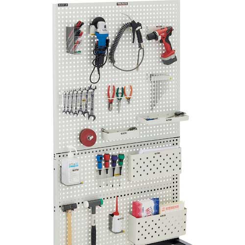 TRUSCO ライトパンチングパネル パネリーナ W900×368×1630 全面パネル TUR-72