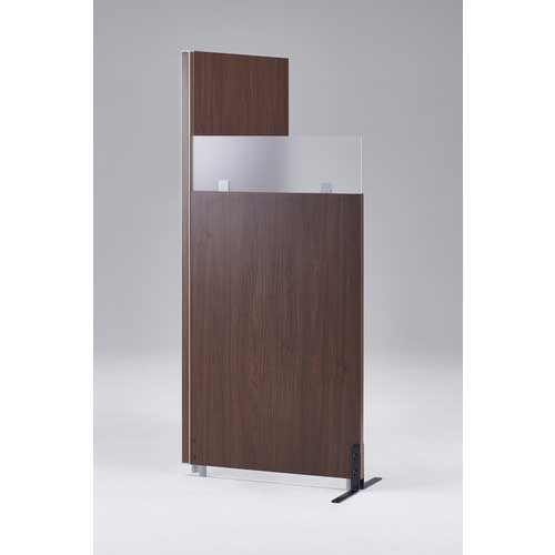 TRUSCO ローパーティション W1200XH1100 ライトウォルナット WLP-1112-BR