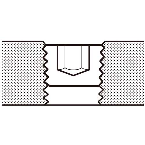 TRUSCO テーパー沈みプラグ SP2(スチール) 黒染め PT1/8 20個入 Y1082-0118