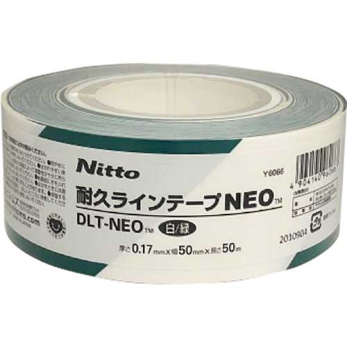 ニトムズ 耐久ラインテープDLT-NEO50x50白/緑 Y6066の通販｜現場市場