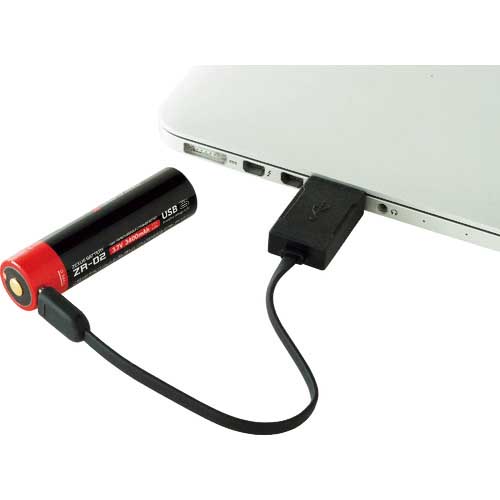 ZEXUS LEDヘッドライト専用リチウム電池 ZR-02 3400mAhの通販 ZEXUS LEDヘッドライト専用リチウム電池 ZR-02 3400mAhの通販