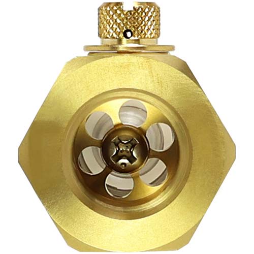 日東 金属カップリング フローメーター 取付サイズR3/8(35545) FM-03-B BRASS NBR