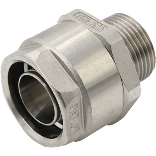 TOYOX ホース継手(ステンレス製) トヨコネクタ TC3-S型 適合ホース25ミリ 継手規格R1 TC3-S25-R1