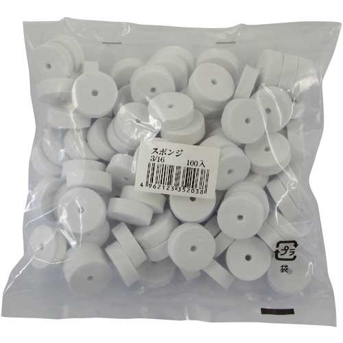 DAIDOHANT スポンジ 3/16 (100個入) 00035203