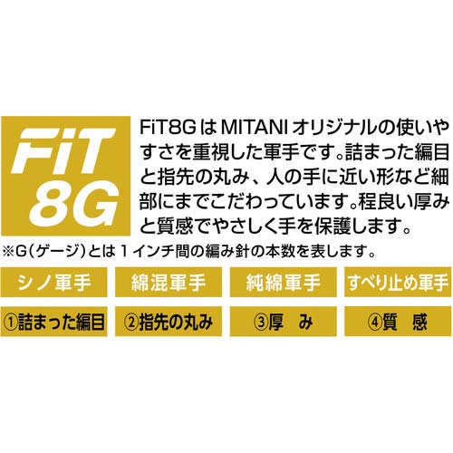 ミタニ エコ極軍手#600 紺 2027392