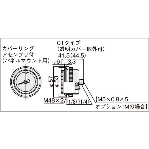 SMC 圧力計 G46-7-01-C2